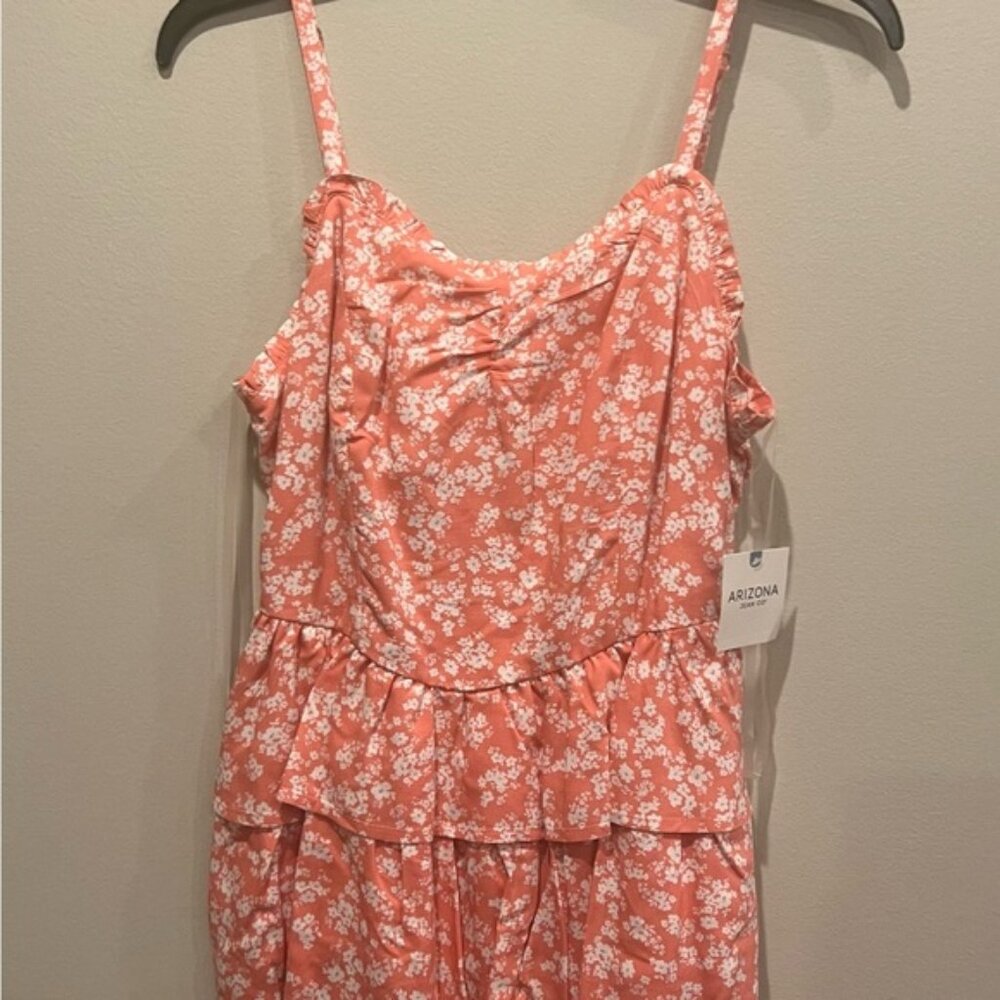 ARIZONA Floral Pink Sleeveless Dress